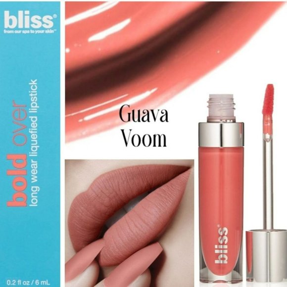 Bliss boldover longwearing liquefied lipstick gua-va va voom - Picture 1 of 11